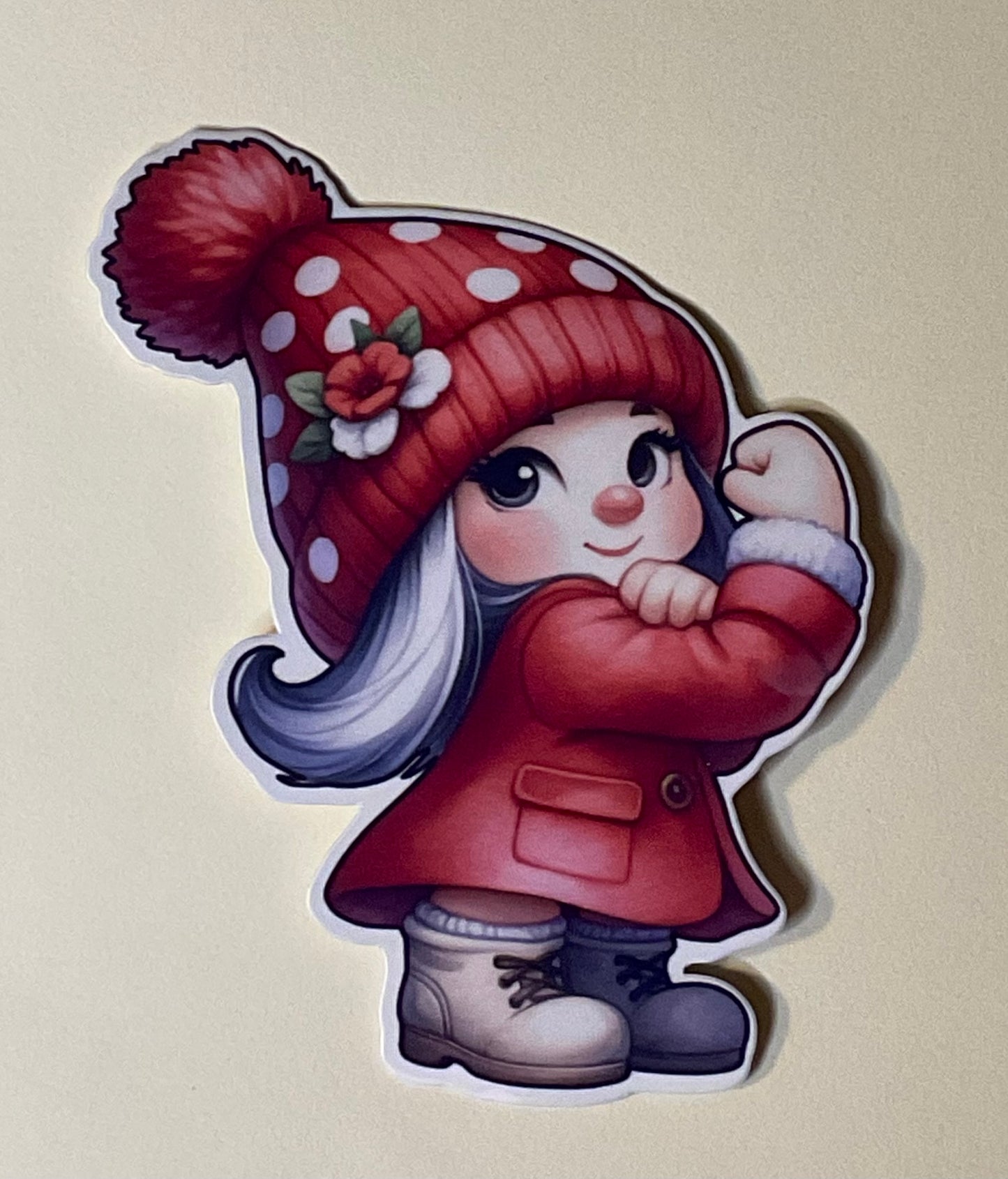 3” Can Do Gnome 1 Decorative Sticker