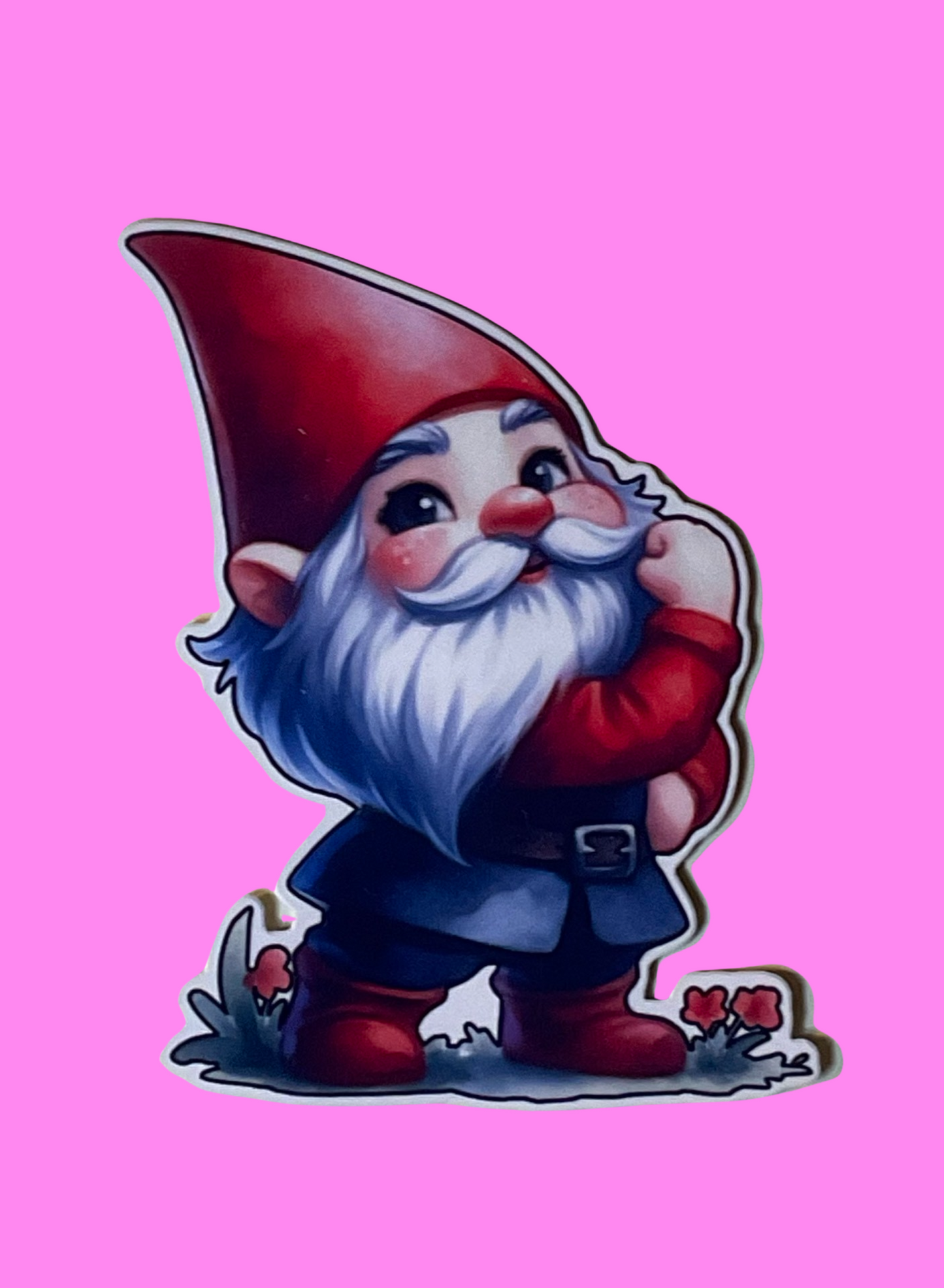 3” Can Do Gnome 4 Decorative Sticker