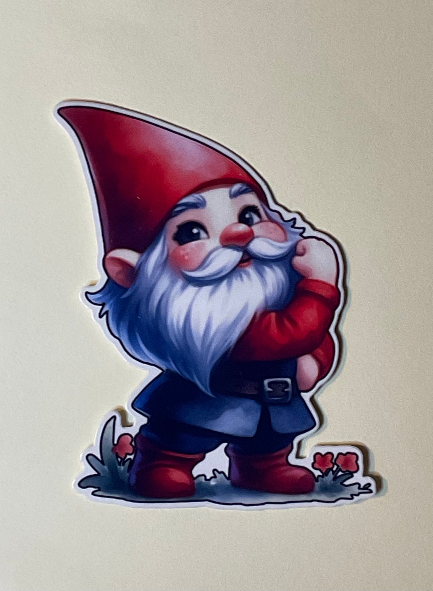 3” Can Do Gnome 4 Decorative Sticker